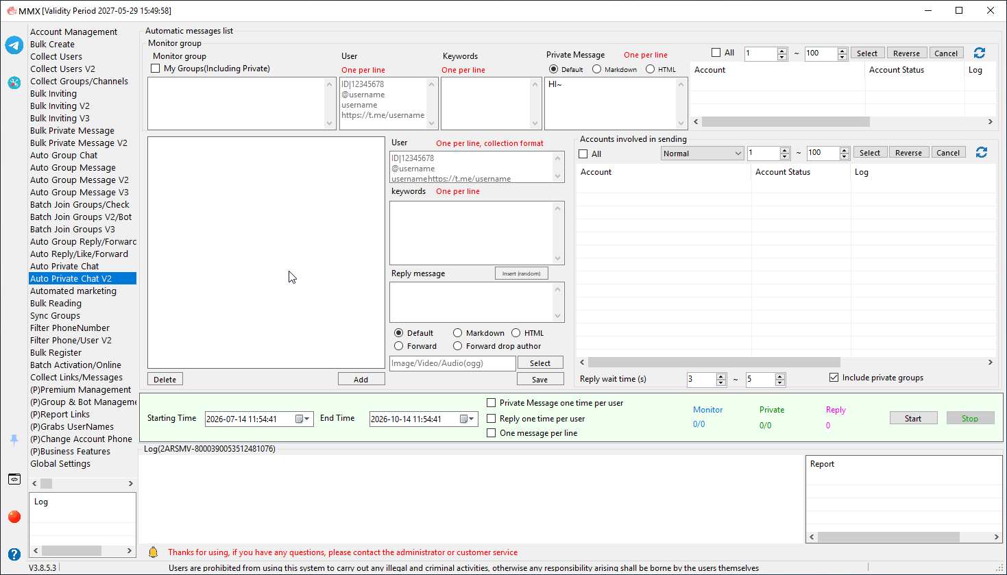 Auto Private Chat V2